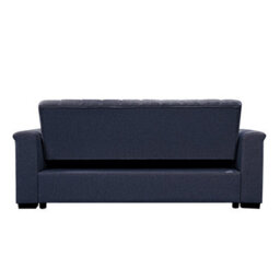 Charlotte 3 Seater Sofa Bed With Fabric Cover In Navy - thumbnail 7