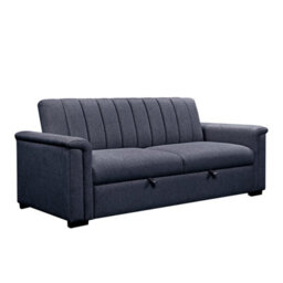 Dorel Home Charlotte 3 Seater Sofa Bed With Fabric Cover In Navy