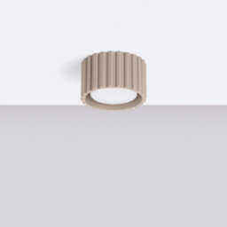 Luminosa Lighting Luminosa Aura Surface Mounted Downlight Taupe 1X Gx53 - thumbnail 2