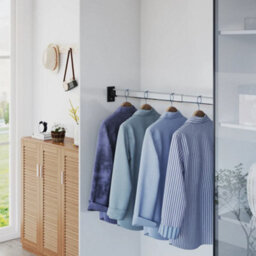 Walplus Telescopic Wardrobe Rails 2 Pcs Silver 58-100 Cm - thumbnail 6