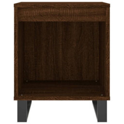 Berkfield Bedside Cabinets 2 Pcs Brown Oak 40X35X50 Cm Engineered Wood - thumbnail 5