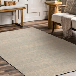 RugsX Flux 461.93.ae120 Wool Carpet Osta - Lines, Structural, Loft Cream Grey 160X230 Cm - thumbnail 1