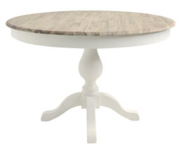 Statement Furniture Florence Large White Pedestal Round Dining Table 120Cm - thumbnail 3