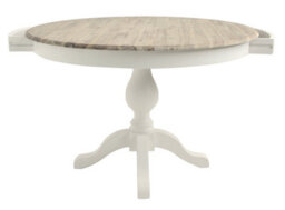 Statement Furniture Florence Large White Pedestal Round Dining Table 120Cm - thumbnail 4