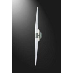 Luminosa Lighting Luminosa Estalacta Wall Lamp 2 Light Gu10 Line Indoor/outdoor, Silver/opal White - thumbnail 2