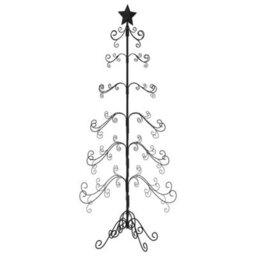 Berkfield Metal Christmas Tree For Decoration Black 180 Cm - thumbnail 5
