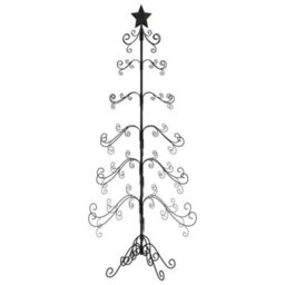 Berkfield Metal Christmas Tree For Decoration Black 180 Cm - thumbnail 2