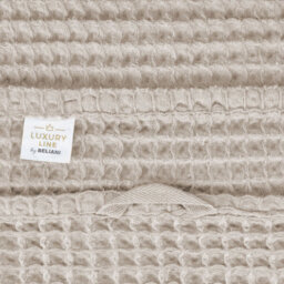 Beliani Set Of 4 Towels Areora Cotton Beige - thumbnail 5