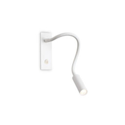 Ideal Lux Luminosa Io Wall Reading Light White 3000K