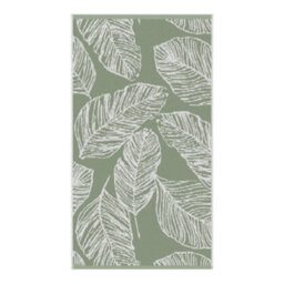 Fusion Matteo Luxury 100% Cotton Leaf Motif Jacquard Towel - thumbnail 3