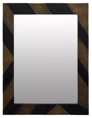 Orsina Black And Gold Wall Mirror - image 1