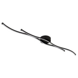 Luminosa Lighting Luminosa Boyd 110Cm Integrated Led Semi Flush Ceiling Light Matt Black 2X Led 3000K - thumbnail 2