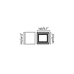 Luminosa Lighting Luminosa Olan Outdoor Led Up Down Wall Lamp Rust Brown 6W 3000K Ip54 - thumbnail 2