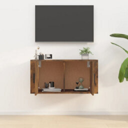 Walplus Wall Mounted Tv Cabinet Smoked Oak 80X34.5X40 Cm - thumbnail 3