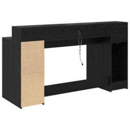 Walplus Desk With Drawer Black Oak 160 X 55 X 91 Cm Engineered Wood - thumbnail 9