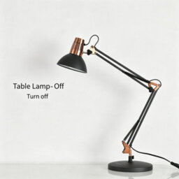 Amorly Silver Multi Joint Articulated Desk Lamp, Metal Base, Partially Adjustable Swing Arm,decorative Table Lamp For Home & Office - thumbnail 3