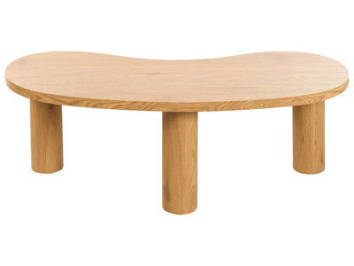 Wyld And Coco Nova Wood Coffee Table 112 X 46 Cm - Retro Irregular Triangle, Mdf With Pvc Foil Finish - image 1
