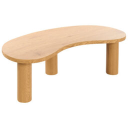 Wyld And Coco Nova Wood Coffee Table 112 X 46 Cm - Retro Irregular Triangle, Mdf With Pvc Foil Finish - thumbnail 4
