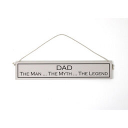 Wit With Wisdom Grey Witty Quote Wooden Hanging Sign - Dad - thumbnail 1
