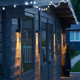 Flintry 4 Pack Solar Fence Lights, Outdoor Garden Post Downlights Rechargeable, 3000K Warm Glow, Auto Dusk On, For Wall, Deck And Railing - thumbnail 2