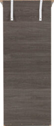 Seconique Lisbon 5 Drawer Narrow Chest In Black Wood Grain - thumbnail 5
