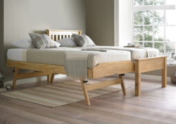 Atlantis Oak Finish Wooden Guest Bed Including Underbed - thumbnail 3