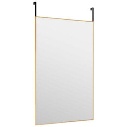 Vidaxl Door Mirror Gold 50X80 Cm Glass And Aluminium - thumbnail 5