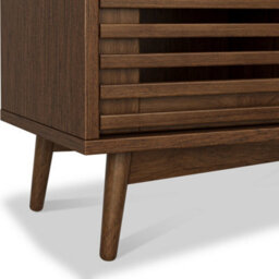 Kari Dark Oak 3 Drawer 3 Door Sideboard Cabinet - By Roseland Furniture - thumbnail 8