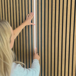 Led Strip Lights For Acoustic Slat Wall Panels - Warm Tone. 4 Pack 2.4M - thumbnail 3