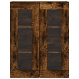 Berkfield Elegant Highboard Smoked Oak 69.5X34X180 Cm Engineered Wood - thumbnail 6