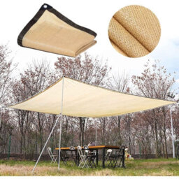 Beige 2Mx2M Shade Sail Uv Resistant Breathable - thumbnail 2