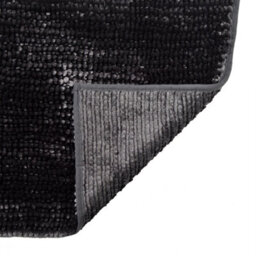Allure Bath Fashions Velvet Chenille Bobble Bath Mat Non-Slip - Charcoal Grey - thumbnail 3