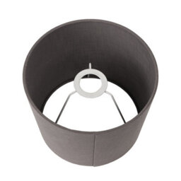 Pacific Lifestyle 50Cm Grey Linen Tapered Cylinder Table Lampshade Modern Self Lined Floor Lamp Shade - thumbnail 4