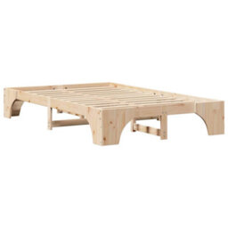 Berkfield Bed Frame 120X190 Cm Solid Pine Wood - thumbnail 8