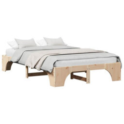 Berkfield Bed Frame 120X190 Cm Solid Pine Wood - thumbnail 3