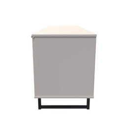 Beijing 2 Door 1 Drawer Wide Tv Unit In Kashmir Matt (Ready Assembled) - thumbnail 2