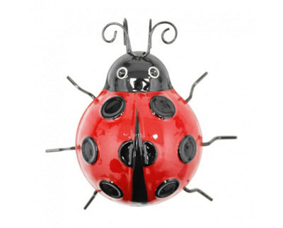 Garden Store Direct Primus Small Metal Ladybird Pot Hanger - image 1