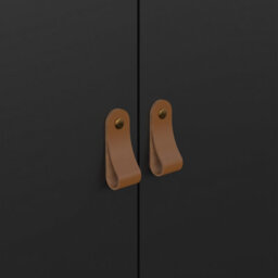 Furniture To Go Barcelona Wardrobe With 2 Doors In Matt Black - thumbnail 7