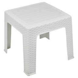 Wicker Effect Plastic Coffee Table Outdoor Garden Patio Furniture - thumbnail 2
