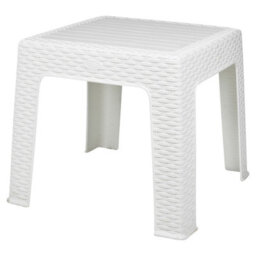 Wicker Effect Plastic Coffee Table Outdoor Garden Patio Furniture - thumbnail 3