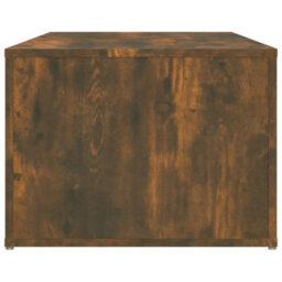 Berkfield Coffee Table Smoked Oak 100X50X36 Cm Engineered Wood - thumbnail 6