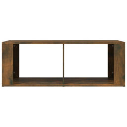 Berkfield Coffee Table Smoked Oak 100X50X36 Cm Engineered Wood - thumbnail 5
