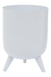 Orsina Easy To Maintain White Vase, Iron Constructed Flower Vase, Classic And Timeless Design Vase For Flowers - thumbnail 2