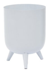 Orsina Easy To Maintain White Vase, Iron Constructed Flower Vase, Classic And Timeless Design Vase For Flowers - thumbnail 1