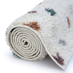 The Rugs Moodi Shaggy Multicolour Jubile Rug Runner Dots Thick High Pile For Living Rooms, Bedrooms, Hallways, Kitchens - thumbnail 6