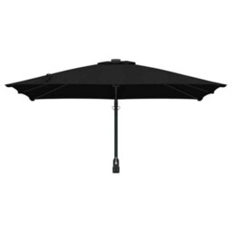 Berkfield Wall-Mounted Garden Parasol Black 247 Cm - thumbnail 4