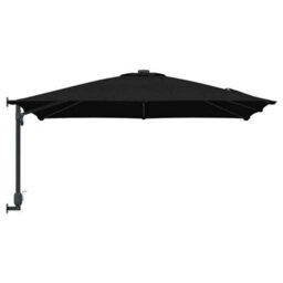 Berkfield Wall-Mounted Garden Parasol Black 247 Cm - thumbnail 5