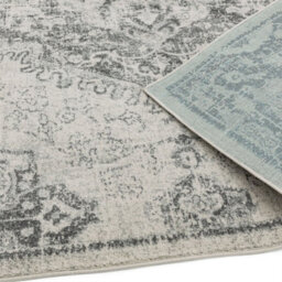 Medallion Ivory Traditional Floral Jute Backing Easy To Clean Rug For Living Room Bedroom And Dining Room-160Cm X 230Cm - thumbnail 3