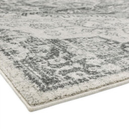 Medallion Ivory Traditional Floral Jute Backing Easy To Clean Rug For Living Room Bedroom And Dining Room-160Cm X 230Cm - thumbnail 4