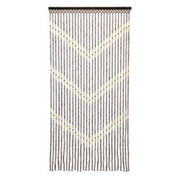Jvl Provence Beaded Door Curtain, 90 X 180 Cm, Chevron - thumbnail 1